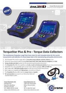 TorqueStar Plus and Pro Data Collectors TorqueStar Plus and Pro Data Collectors